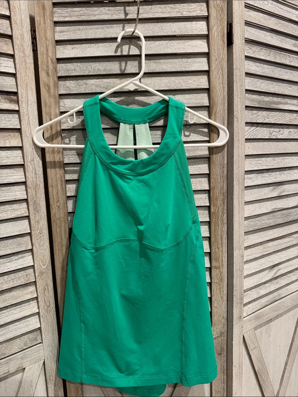 lululemon athletica Run Green Sleeveless Racerback size 10